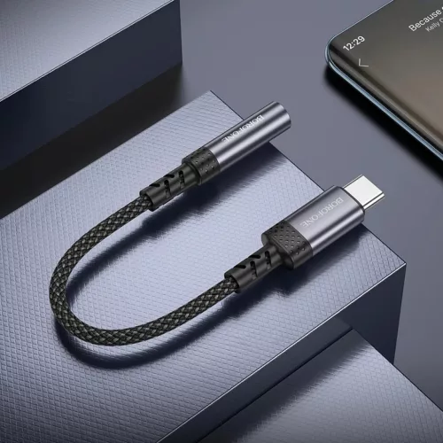 Borofone Adapter BV24 Graceful - Type C-3.5 mm jack átalakító - sz�-6941991118999 7 kép