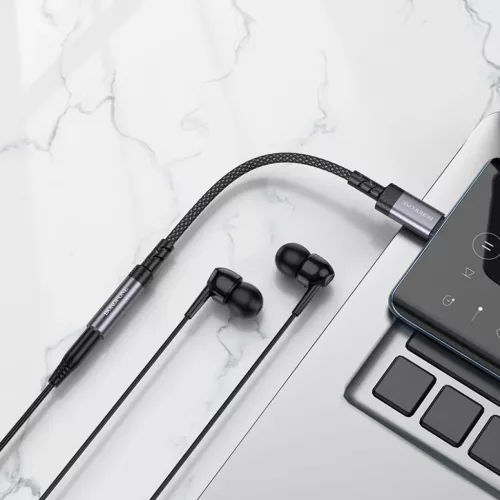 Borofone Adapter BV24 Graceful - Type C-3.5 mm jack átalakító - sz�-6941991118999 8 kép