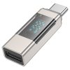 Borofone Adapter BV25 - Type C to Type C - Kijelző szürke Adapter-6941991118869 1 kép