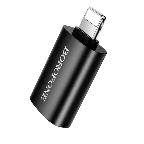 Borofone Adapter BV26 - USB-ről Lightning-re - fekete-6941991123979 2 kép