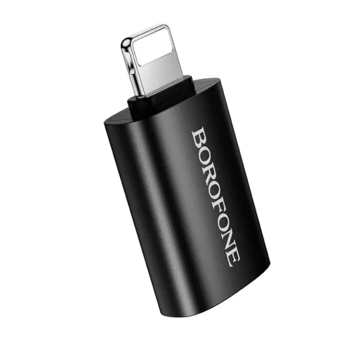 Borofone Adapter BV26 - USB-ről Lightning-re - fekete-6941991123979 3 kép