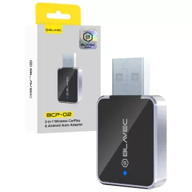 Blavec Adapter Carplay Android Auto vezeték nélküli BCP-02 - Blueto-5900217494898 1 kép