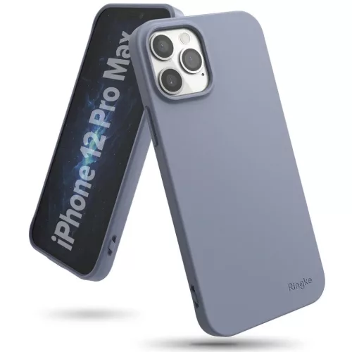 Phone 12 Pro MAX Ringke Air S Ultravékony TPU gél tok kék (ADAP0033-8809758101463 3 kép
