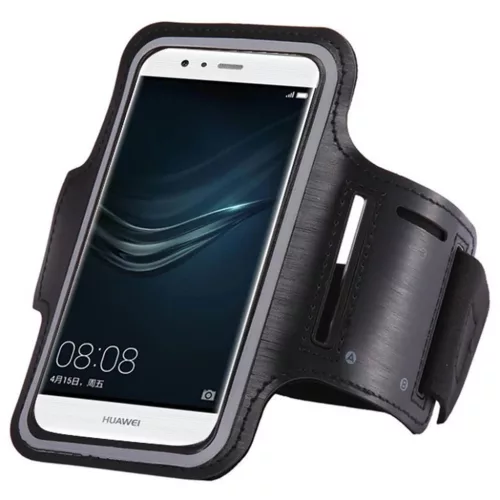 Univerzális futó karpánt telefonhoz 6"-ig fekete, telefontok futás-5907769321818 2 kép