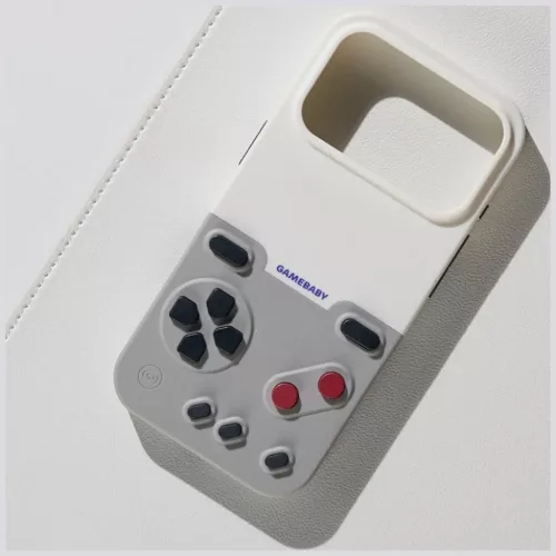 iPhone 17 Pro GAMEBABY tok kontrollerrel szürke tok-6974772990286 5 kép