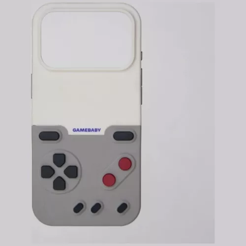 iPhone 17 Pro GAMEBABY tok kontrollerrel szürke tok-6974772990286 6 kép