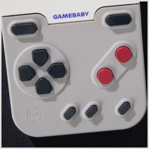 iPhone 17 Pro GAMEBABY tok kontrollerrel szürke tok-6974772990286 9 kép