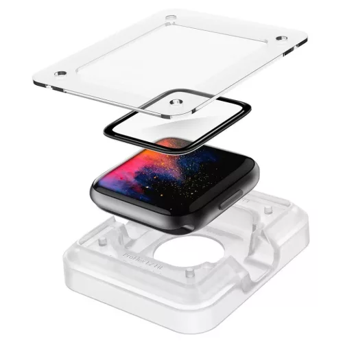 Spigen EZ FIT hybrid kijelzővédő üvegfólia Apple Watch 4/5/6/SE 1-8809710751231 4 kép