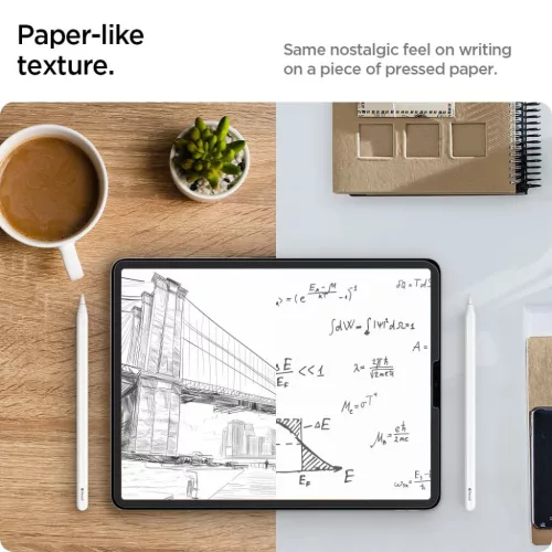 2x PET fólia iPad Pro 12.9 2018/2020 Spigen Paper Touch (AFL02196)-8809756640674 4 kép