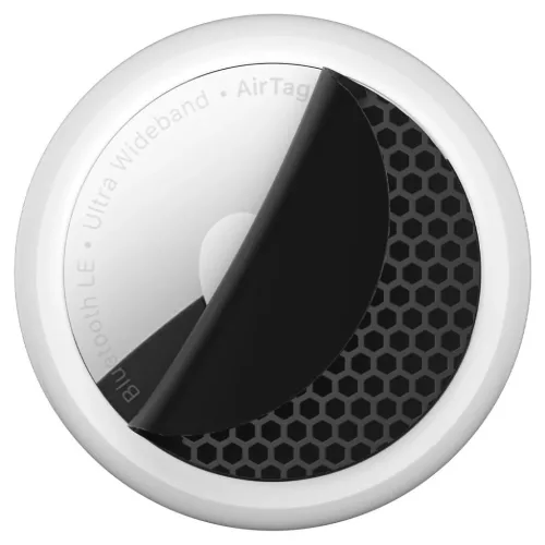 Spigen AirSkin Hydrogel Apple AirTag fólia 4 x 2 db szénszálmintás-8809756649059 2 kép