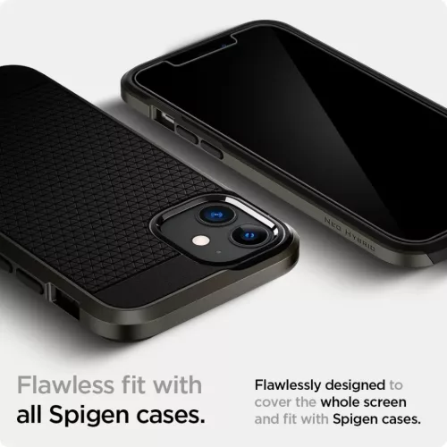 Spigen Glas.TR Slim EZ Fit 2x kijelzővédő üvegfólia + felhelyező-8809710757196 6 kép