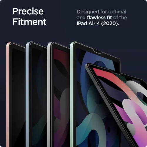 iPad Air 4 2020 Spigen Glass.Tr Ez Ft üvegfólia (AGL02065)-8809710759435 6 kép