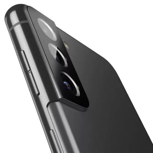 Samsung S21+ Plus fekete kameralencsevédő 9H üveg Spigen Optik.TR 2-8809756645358 4 kép