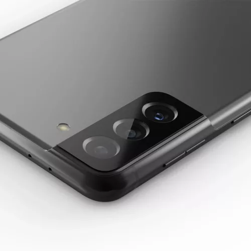 Samsung S21+ Plus fekete kameralencsevédő 9H üveg Spigen Optik.TR 2-8809756645358 5 kép