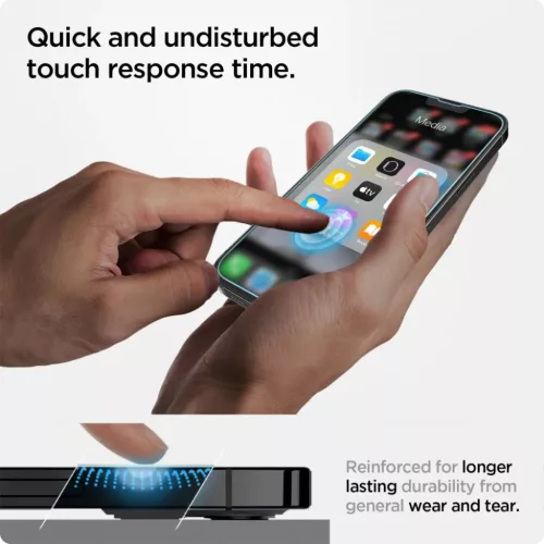 iPhone 13 Pro Max/14 Plus Spigen Glas.Tr 2x üvegfólia (AGL03375)-8809811851120 6 kép