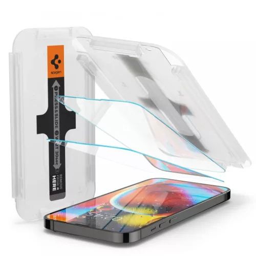 iPhone 13 Pro Max/14 Plus Spigen Glas.Tr 2x üvegfólia (AGL03375)-8809811851120 7 kép