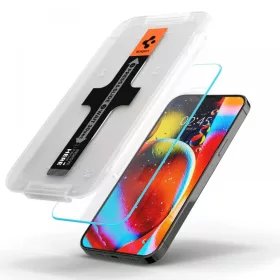 iPhone 16e/17e / 13 / 13 Pro / 14 Spigen Glas.Tr 2x üvegfólia (AGL03-8809811851229 1 kép