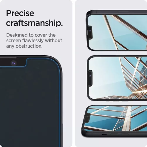 iPhone 16e/17e / 13 / 13 Pro / 14 Spigen Glas.Tr 2x üvegfólia (AGL03-8809811851229 5 kép