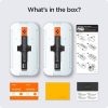 iPhone 16e / 13 / 13 Pro / 14 Spigen Glas.Tr 2x üvegfólia (AGL03385)-8809811851229 8 kép