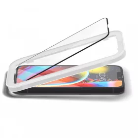 iPhone 13 / 13 Pro / 14 / 16e/17e Spigen Alm Glass FC 2x üvegfólia f-8809811851243 1 kép