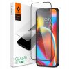 iPhone 13 / 13 Pro / 14 / 16e Spigen Glass FC üvegfólia fekete (AGL0-8809811851298 1 kép