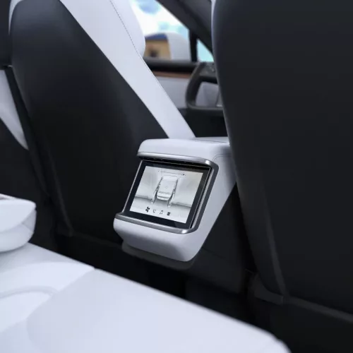 Tesla Model X 2022 / Model S 2021 Spigen Glas.TR EZ Fit kijelzővédő-8809811859379 4 kép