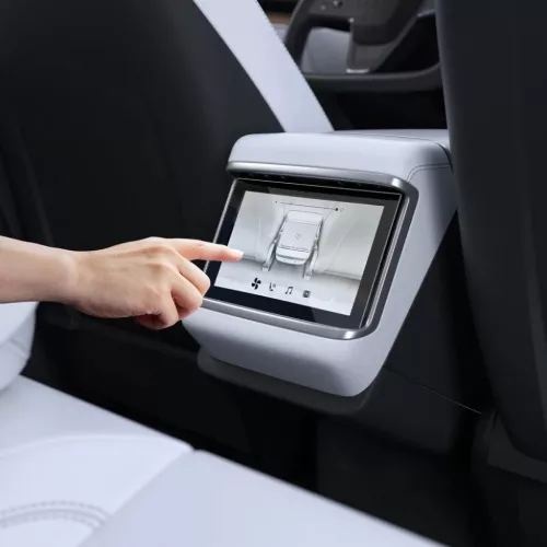 Tesla Model X 2022 / Model S 2021 Spigen Glas.TR EZ Fit kijelzővédő-8809811859379 7 kép