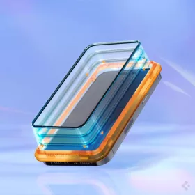 iPhone 15 Spigen Alm Glass FC 2x üvegfólia fekete (AGL06906)-8809896752275 1 kép