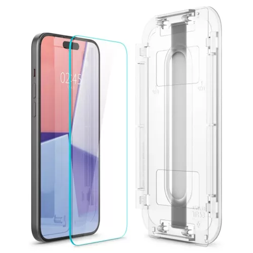 iPhone 15 Spigen Glas.TR EZ Fit kijelzővédő üvegfólia-8809896752282 4 kép