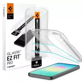    Samsung Galaxy A27 5G átlátszó Spigen Glas.tr "EZ Fit Pro" Hd Edzett üveg 2-csomag üvegfólia