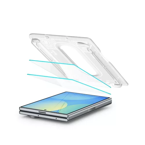 Samsung Galaxy Z Fold8 Spigen GLAS.tR EZ Fit Pro HD kijelzővédő üv-8800337250718 6 kép