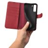 Samsung Galaxy S22+ Plus iCarer Haitang Leather Wallet Valódi Bőr Fl-6958955898156 2 kép