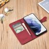 Samsung Galaxy S22+ Plus iCarer Haitang Leather Wallet Valódi Bőr Fl-6958955898156 8 kép