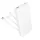 Borofone Power Bank 10000mAh BJ79 Clever - USB - Type C és Lightning kábelekkel fehér