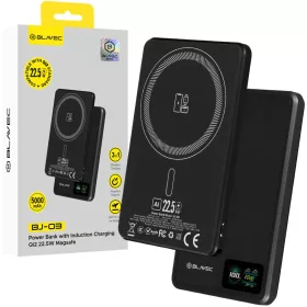 Blavec Power Bank 5000mAh BJ-03 Ultra Slim 7,8mm - Type C - 22,5W mág-5900217502180 1 kép