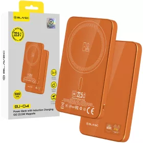 Blavec Power Bank 5000mAh BJ-04 Ultra Slim 7,8mm - Type C - 22,5W magn-5900217502210 1 kép