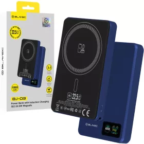 Blavec Power Bank 10000mAh BJ-03 Slim 13,5mm - Type C - 22,5W magnetic-5900217502487 1 kép