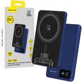 Blavec Power Bank 5000mAh BJ-03 Ultra Slim 7,8mm - Type C - 22,5W mág-5900217502500 1 kép