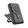 Borofone Power Bank 10000mAh BJ67 Clever - USB + Type C - QC 3.0 22,5W + PD 20W mágneses indukciós töltéssel, Type C, Lightning és USB kábelekkel fekete