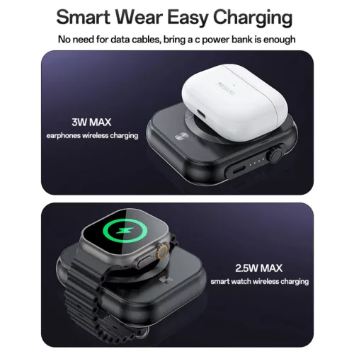 Benks Power bank 5000mAh YP59 3 az 1-ben - Type C - mágneses, indukci-6942314403044 7 kép