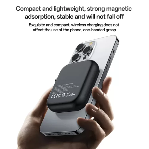 Benks Power bank 5000mAh YP59 3 az 1-ben - Type C - mágneses, indukci-6942314403044 10 kép