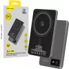 Blavec Power Bank 5000mAh BJ-03 Ultra Slim 7,8mm - Type C - 22,5W mágneses Magsafe 3 az 1-ben (PBBJ03-MC5G) szürke,