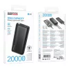 Borofone Power Bank 20000mAh BJ86 Victoria - 2xUSB - fekete-6941991126468 8 kép