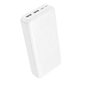 Borofone Power Bank 20000mAh BJ78A Clever - 2xUSB - fehér