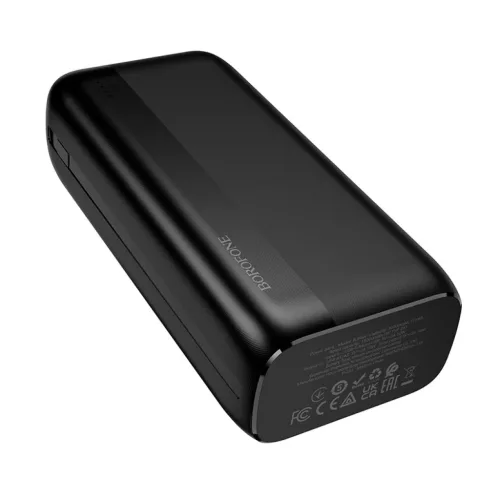 Borofone Power Bank 30000mAh BJ86A Victoria - 2xUSB - fekete-6941991126475 4 kép