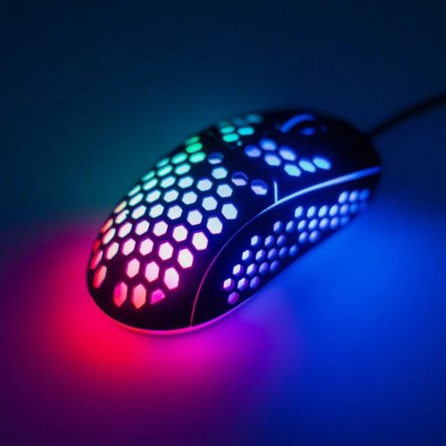 Art ultrakönnyű optikai egér 6400DPI USB RGB-5906721170525 4 kép