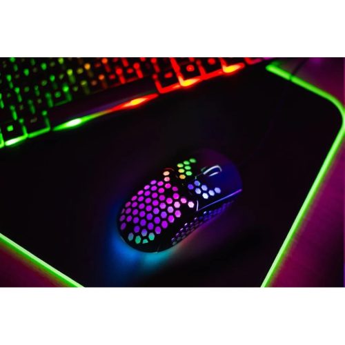 Art ultrakönnyű optikai egér 6400DPI USB RGB-5906721170525 10 kép