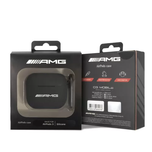  Airpods 3 AMG Liquid Silicone tok fekete-3666339069315 3 kép