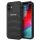 AMG AMHCP12SGSEBK iPhone 12 mini 5,4" fekete bőrtok Debossed Lines-3666339013929 1 kép