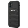 AMG AMHCP12SGSEBK iPhone 12 mini 5,4" fekete bőrtok Debossed Lines-3666339013929 2 kép
